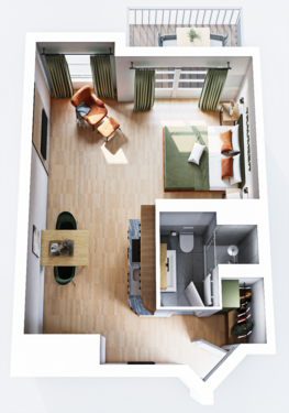 Foto - Wohnung zum Kaufen in Winterberg 112.000,00 € 40 m²