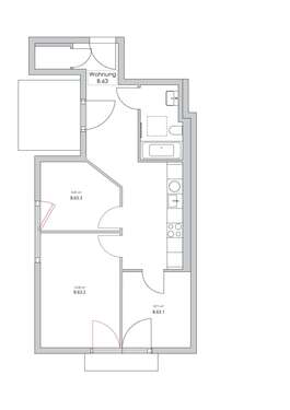 Foto - WG-Zimmer in Berlin 680,00 € 8 m²