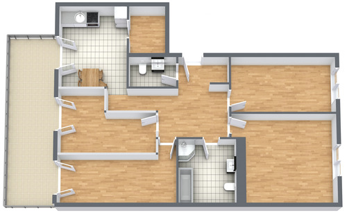 Foto - WG-Zimmer in Frankfurt am Main 635,00 € 10 m²
