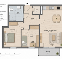 Wohnung zum Kaufen in Niestetal 270.000,00 € 60 m²