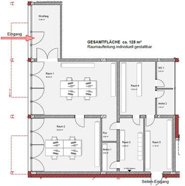 Foto - Büro in Offenbach 3.200,00 € 127.61 m²