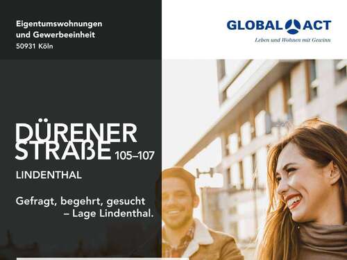 Foto - Wohnung zum Kaufen in Köln 675.000,00 € 92.81 m²