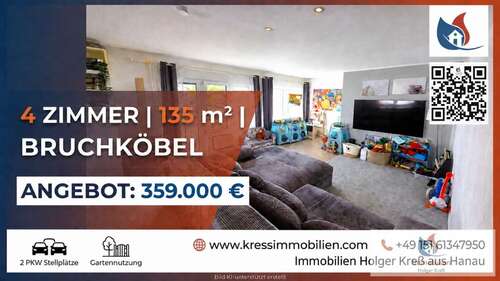 Foto - Wohnung zum Kaufen in Bruchköbel 359.000,00 € 135 m²