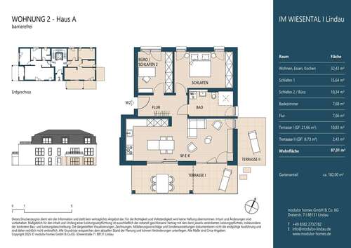 Foto - Wohnung zum Kaufen in Lindau 679.000,00 € 87.01 m²