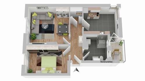 Foto - Wohnung zum Mieten in Magdeburg 429,44 € 53.68 m²