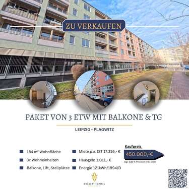 Foto - Wohnung zum Kaufen in Leipzig 450.000,00 € 184 m²