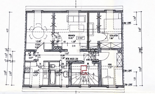 Foto - Wohnung zum Mieten in München 1.690,00 € 58 m²