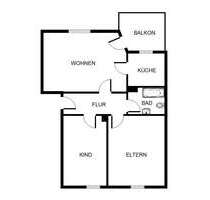 Wohnung zum Mieten in Gelsenkirchen 429,00 € 57.95 m²