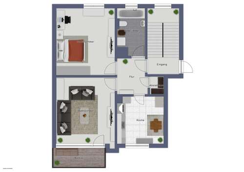 Foto - Wohnung zum Kaufen in Andernach 139.000,00 € 56 m²