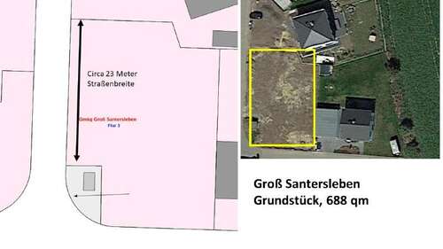 Foto - Grundstück zu verkaufen in Groß Santersleben 80.000,00 € 688 m²