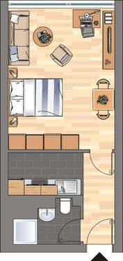 Foto - Wohnung zum Mieten in Leipzig 294,00 € 24.87 m²