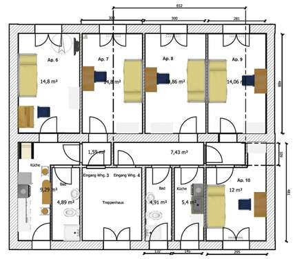 Foto - WG-Zimmer in Düsseldorf 590,00 € 15 m²