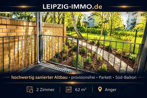 Foto - Wohnung zum Kaufen in Leipzig 200.000,00 € 62 m²