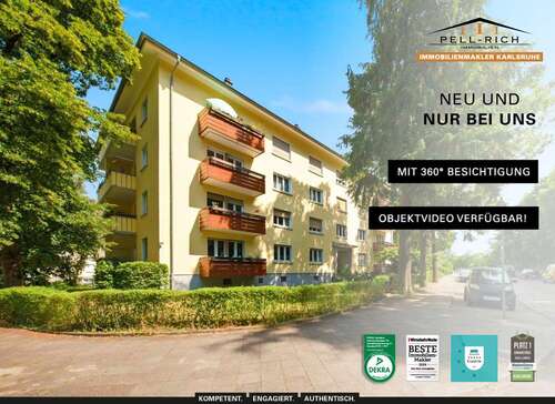 Foto - Wohnung zum Kaufen in Karlsruhe 225.000,00 € 77.81 m²