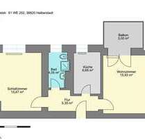 Wohnung zum Mieten in Halberstadt 363,00 € 52 m²