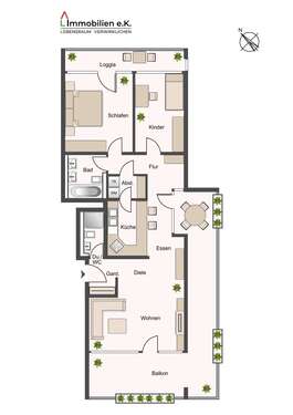 Foto - Wohnung zum Kaufen in Stuttgart Neugereut 280.000,00 € 86.17 m²