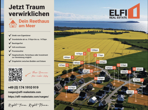 Foto - Grundstück zu verkaufen in Dranske 302.610,00 € 917 m²