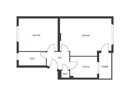 Foto - Wohnung zum Kaufen in Berlin 189.000,00 € 55 m²