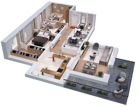 Foto - Wohnung zum Mieten in Chemnitz 934,00 € 106.7 m²