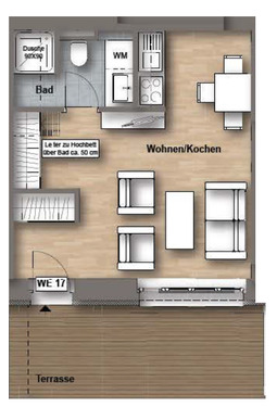 Foto - Wohnung zum Mieten in Leipzig 349,00 € 31.74 m²