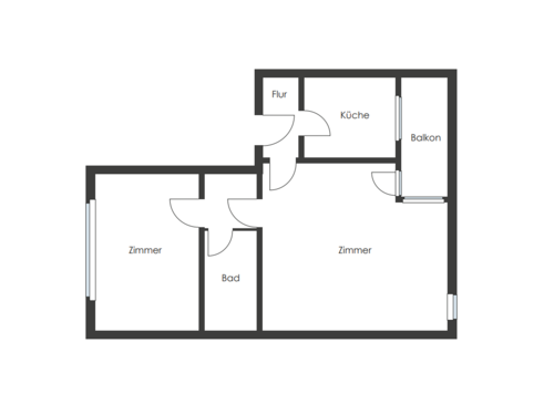 Foto - Wohnung zum Kaufen in Berlin 220.000,00 € 60 m²