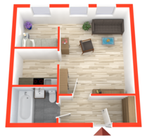 Wohnung zum Mieten in Gera 155,62 € 32.42 m²