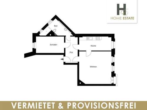 Foto - Wohnung zum Kaufen in Leipzig 265.000,00 € 70 m²