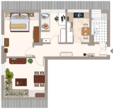 Foto - Wohnung zum Mieten in Mönchengladbach 659,00 € 68.63 m²