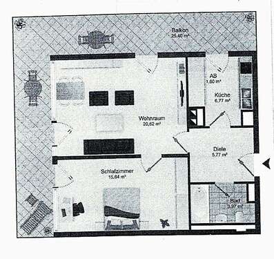 Foto - Wohnung zum Mieten in München 1.400,00 € 67.7 m²