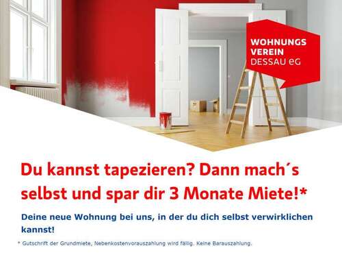 Foto - Wohnung zum Mieten in Dessau-Roßlau 420,00 € 70.71 m²