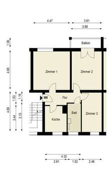 Foto - Wohnung zum Kaufen in Berlin 422.000,00 € 71.48 m²