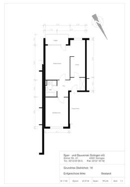 Foto - Wohnung zum Mieten in Solingen 567,00 € 63 m²