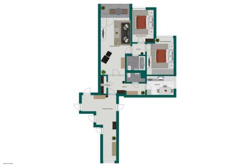 Foto - Wohnung zum Kaufen in Leverkusen 179.000,00 € 80.18 m²