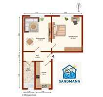 Wohnung zum Mieten in Nossen 289,00 € 54.4 m²