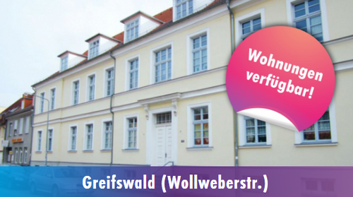 Foto - Wohnung zum Mieten in Greifswald 540,00 € 63 m²