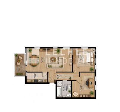 Foto - Wohnung zum Kaufen in Heilbronn 198.000,00 € 73 m²