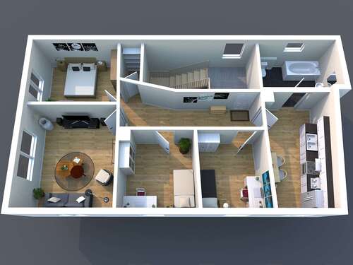 Foto - Wohnung zum Mieten in Ostrau 299,00 € 78 m²