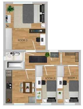 Foto - WG-Zimmer in München 990,00 € 20 m²