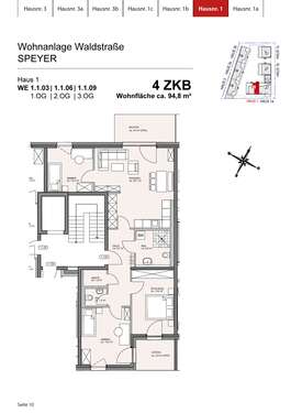 Foto - Wohnung zum Mieten in Speyer 644,91 € 94.84 m²