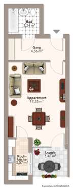 Foto - Wohnung zum Mieten in München 630,00 € 30 m²