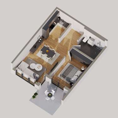 Foto - Wohnung zum Mieten in Hechingen 695,00 € 62.21 m²
