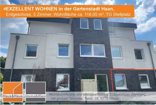Foto - Wohnung zum Mieten in Haan 1.450,00 € 116.05 m²