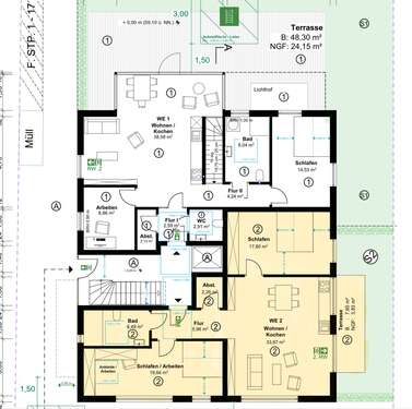 Foto - Wohnung zum Kaufen in Münster 575.000,00 € 89 m²
