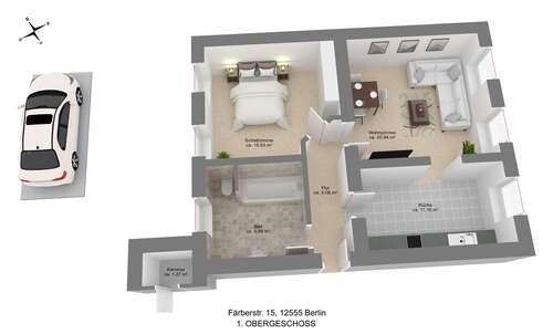 Foto - Wohnung zum Kaufen in Berlin 255.000,00 € 65 m²