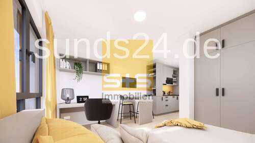 Foto - Wohnung zum Mieten in Marburg 595,00 € 23 m²