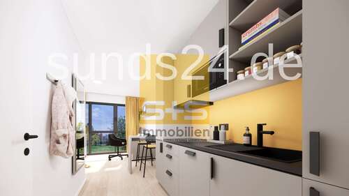 Foto - Wohnung zum Mieten in Marburg 545,00 € 23 m²