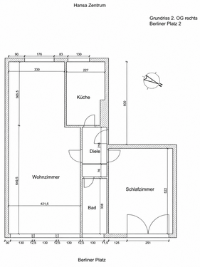 Foto - Wohnung zum Mieten in Bottrop 565,00 € 77 m²