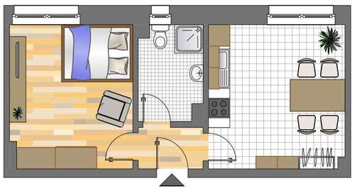 Foto - Wohnung zum Mieten in Dortmund 139,07 € 36.07 m²