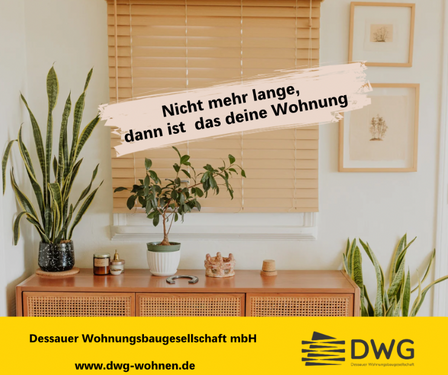 Foto - Wohnung zum Mieten in Dessau-Roßlau 420,00 € 59.42 m²