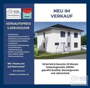 Foto - Haus zum Kaufen in Markkleeberg Zöbigker 1.049.000,00 € 162 m²